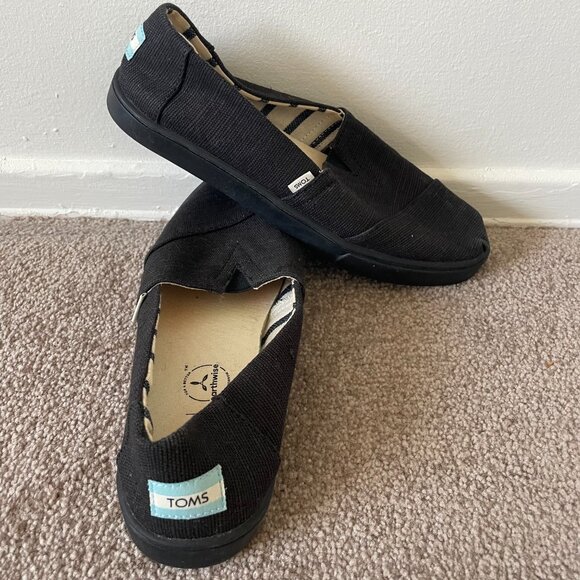 TOMS NWOT Alpargata Cupsole Slip-On Shoes in black - Picture 9 of 11
